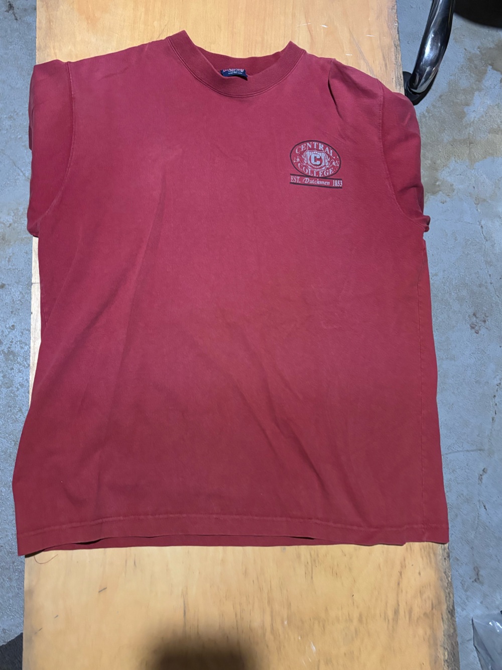 Jansport Red Crewneck Sweatshirt with Small Chest Logo